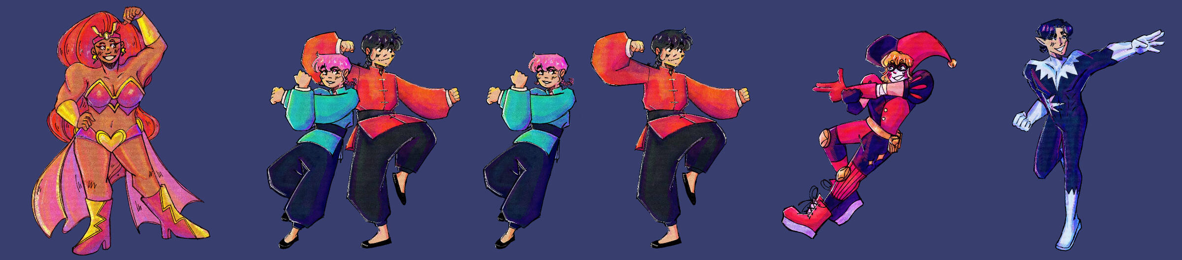 Featured Comic Characters for DrawINK's Pride Month post